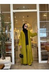Tesettür Rüya Takım Yağ Yeşili Model-540
