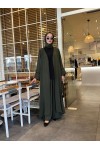 Tesettür Rüya Takım Haki Model-540