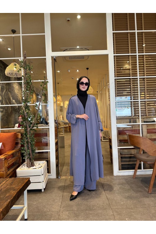 Tesettür Rüya Takım Gri Model-540
