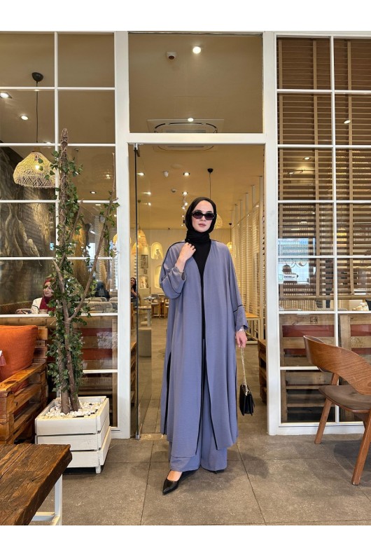 Tesettür Rüya Takım Gri Model-540